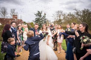 Confetti after the ceremony