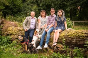 Natural Outdoor Family Portrait in Suffolk